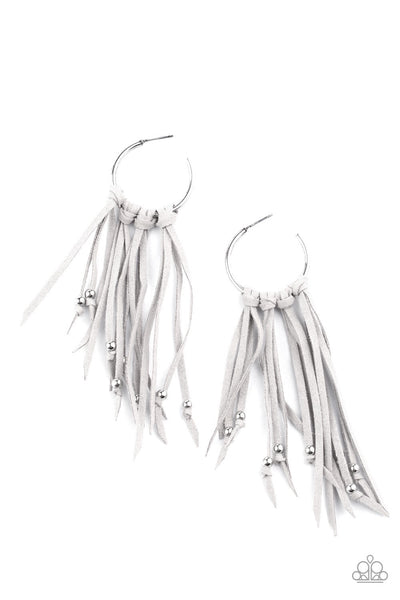 Coming Soon Earrings No Place Like HOMESPUN - Silver