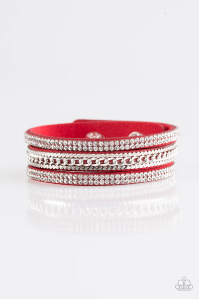 Bracelet wrap Unstoppable - Red