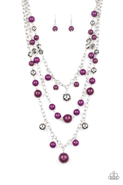 Necklace The Partygoer - Purple