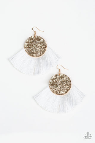 Earrings Foxtrot Fringe - Gold