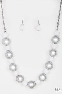 Necklace Top Pop - White