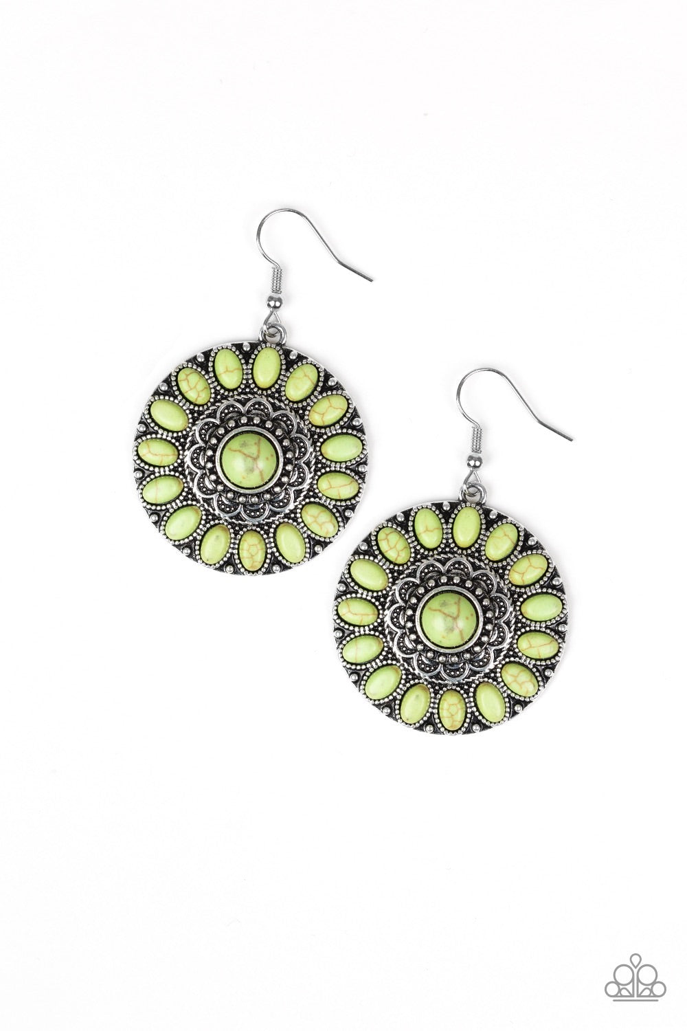 Earrings Desert Palette - Green