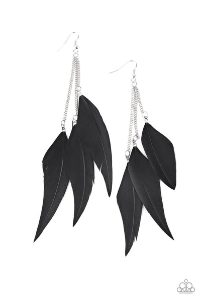 Earrings West Side Western - Black