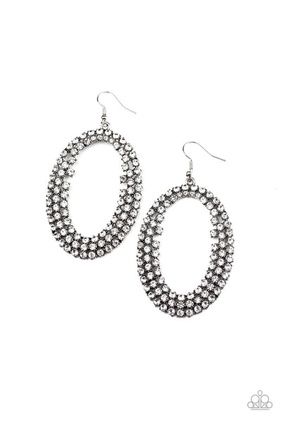 Earrings Radical Razzle - White