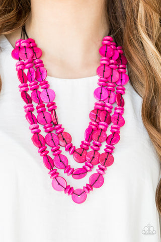 Necklace Barbados Bopper - Pink