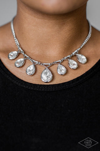 Necklace Love At FIERCE Sight - White