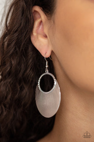 Earrings Fan Girl Glam - Silver