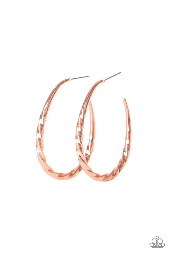 Copper Paparazzi Earrings