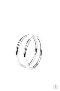 Earrings Curve Ball - Silver