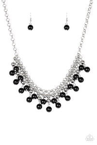 Necklace Friday Night Fringe - Black