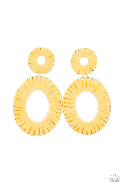 Earrings Foxy Flamenco - Yellow