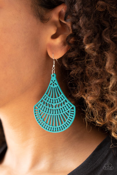 Earrings Tropical Tempest - Blue