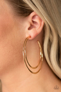 Earrings Last HOOP-rah - Gold