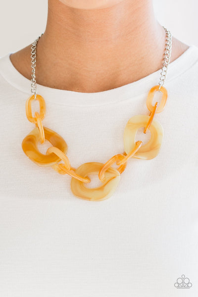 Necklace Courageously Chromatic - Yellow