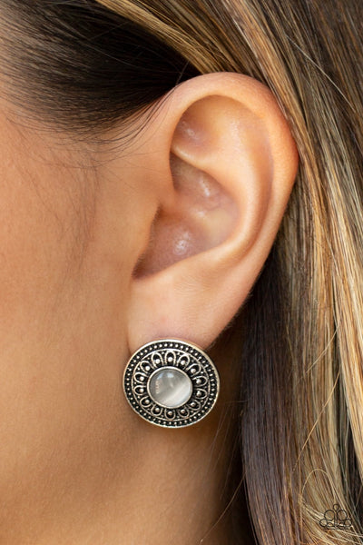 Earrings Fine Flora - White