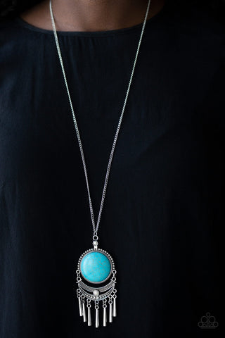 Necklace Rural Rustler - Blue