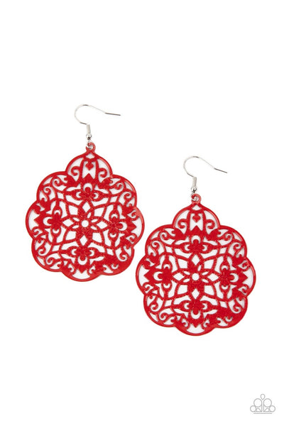 Earrings Mediterranean Eden - Red