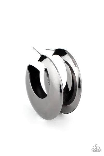 Earrings Chic CRESCENTO - Black