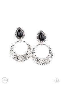 Earrings clip on Exotic Escape - Black