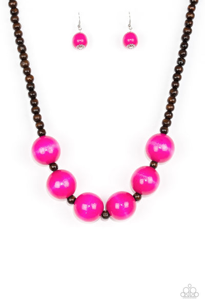 Necklace Oh My Miami - Pink