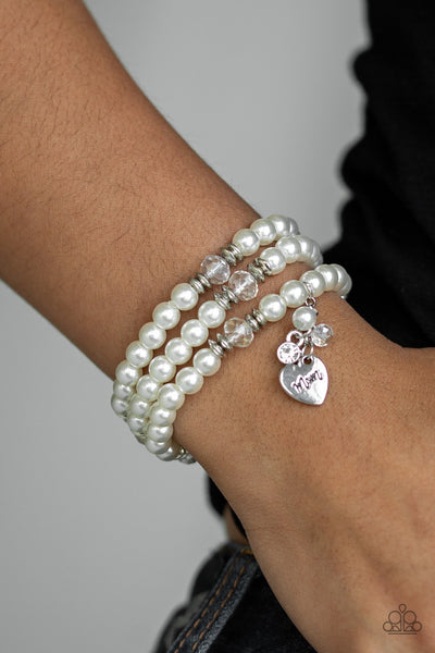 Bracelet-Mom Wow - White