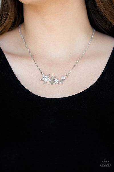 Necklace Rising Starlet - White