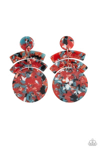 Earrings In The HAUTE Seat - Orange