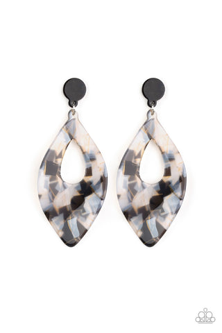 Earrings Metro Retrospect - Black