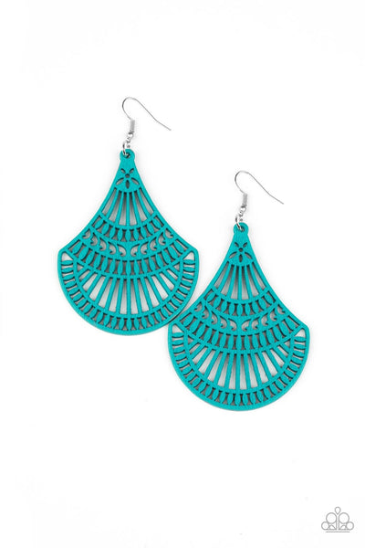 Earrings Tropical Tempest - Blue