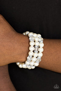 Bracelet-Undeniably Dapper - White