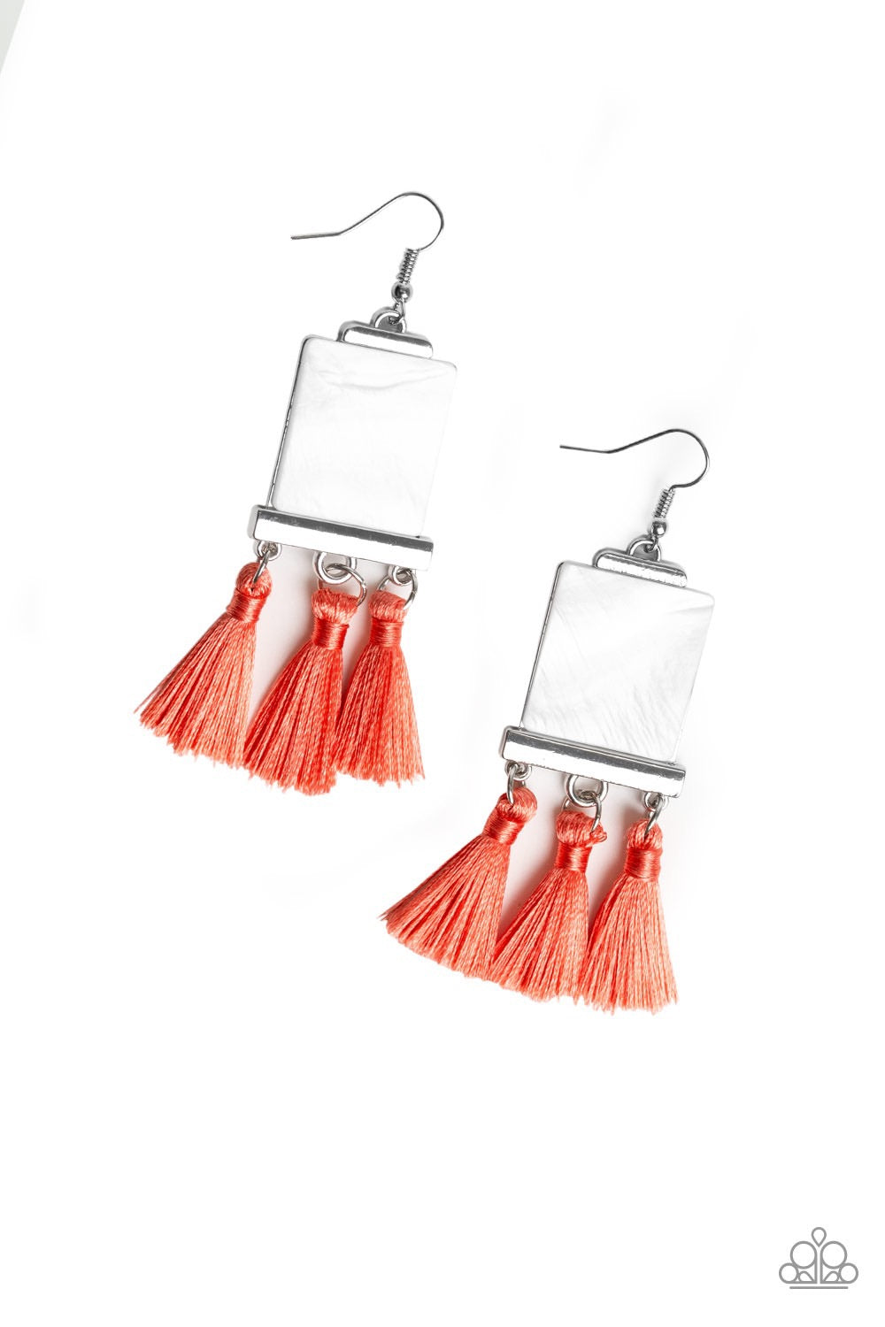 Earrings Tassel Retreat - Orange