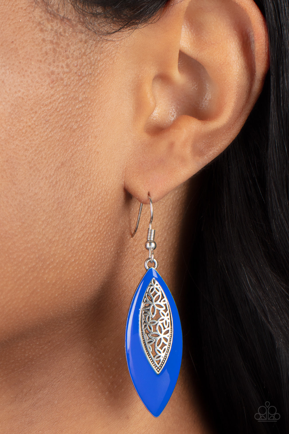 Earrings Venetian Vanity - Blue