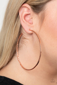 Earrings Diamondback Diva - Copper