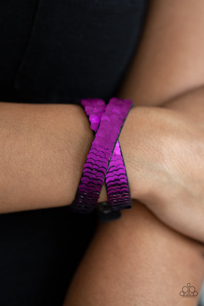 Bracelet Under The SEQUINS - Purple