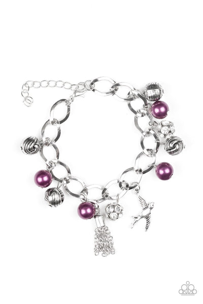 Bracelet Lady Love Dove - Purple