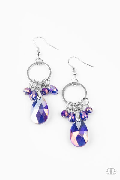 Earrings Unapologetic Glow - Blue