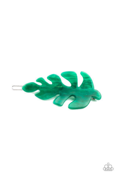 Hair clip LEAF Your Mark - Green