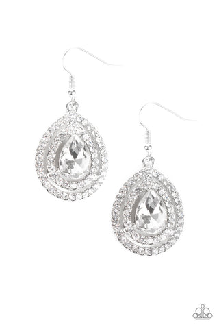 Earrings Millionaire Debonair - White