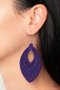 Earrings One Beach At A Time - Purple