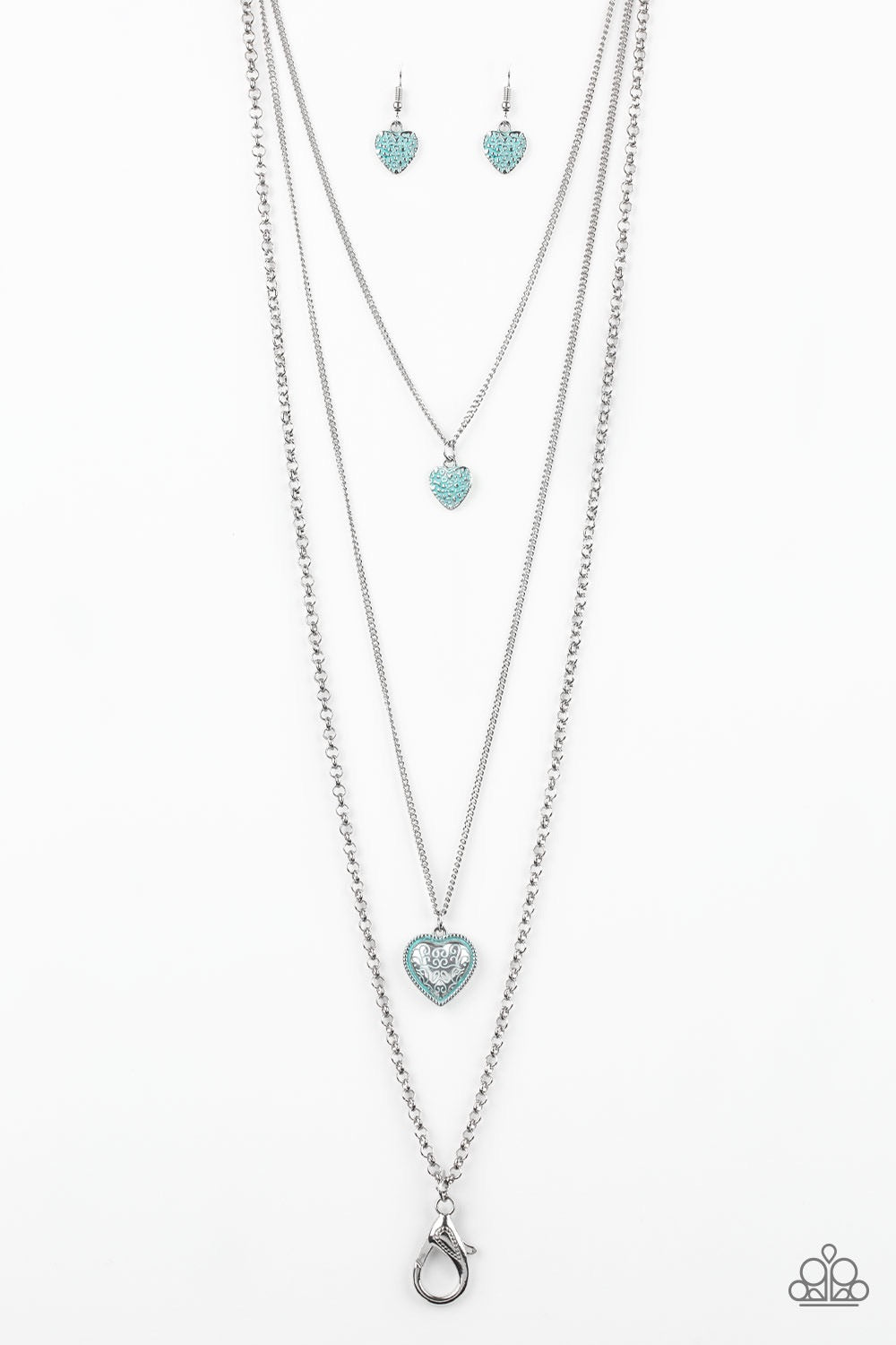 Necklace Heart Song - Green