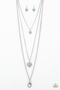 Necklace Heart Song - Green