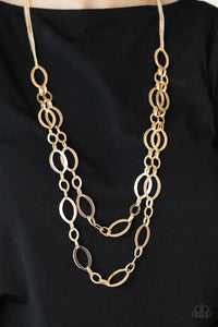 Necklace The OVAL-achiever - Gold