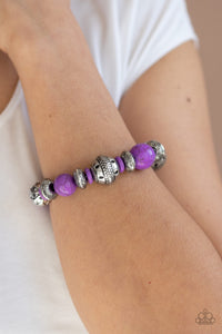 Bracelet Majestic Masonry - Purple