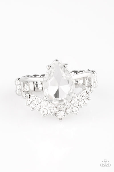 Ring-If The Crown Fits - White