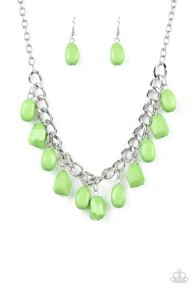 Necklace Take The COLOR Wheel! - Green