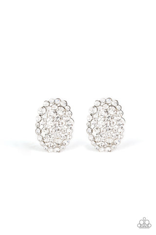 Earrings Daring Dazzle - White