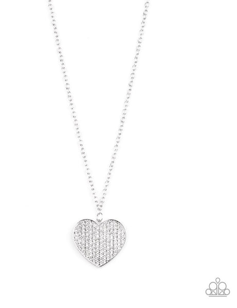 Necklace Have To Learn The HEART Way - White