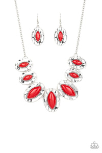 Necklace Terra Color - Red