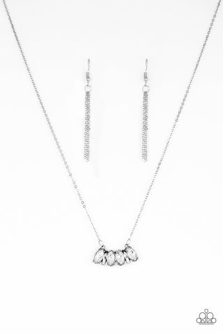 Necklace Deco Decadence - White