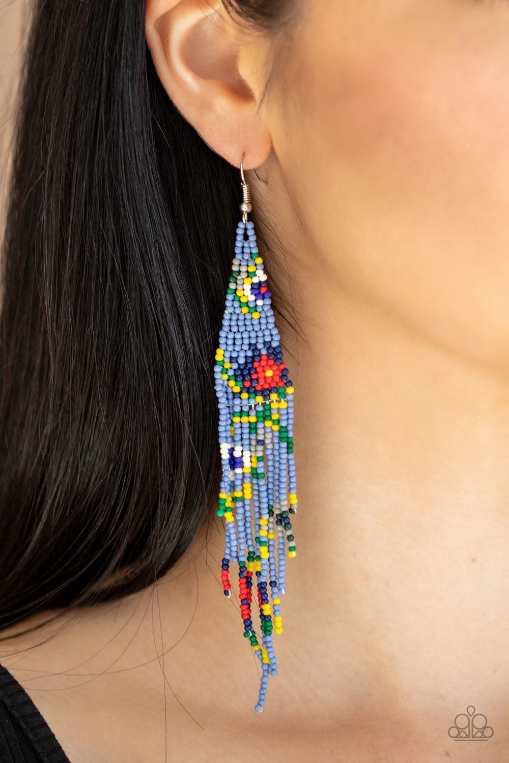 Earrings Beaded Gardens - Multi